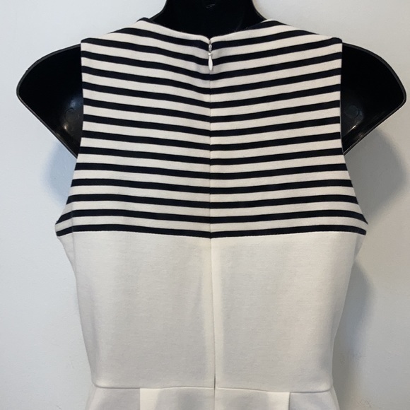Madewell Dress Black Cream Striped XS - Picture 9 of 9